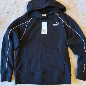 NWT Puma Women’s Black Hoodie Sport Comfort Size XS Cotton Blend MSRP $80